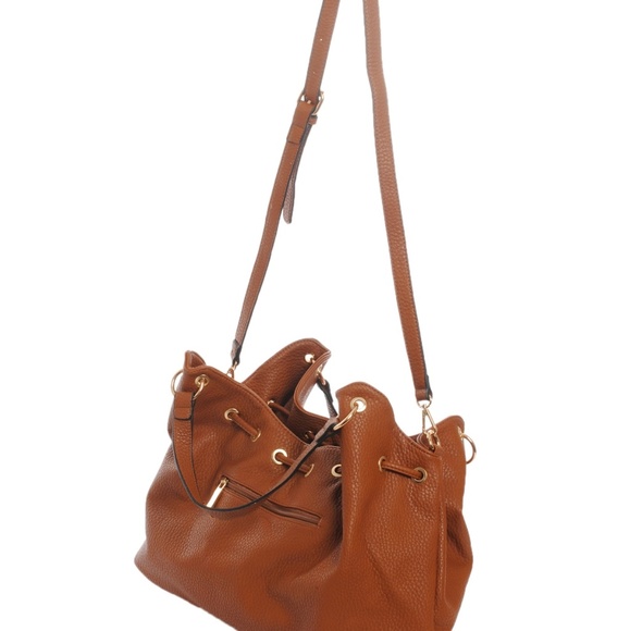 Slouch Pebbeled Hobo Handbag - Picture 2 of 8